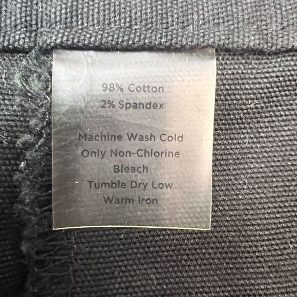 Talbots Women's‎ Size 10P Black Stretch Cotton Blend Tie Waist Utility Skirt - Picture 8 of 9